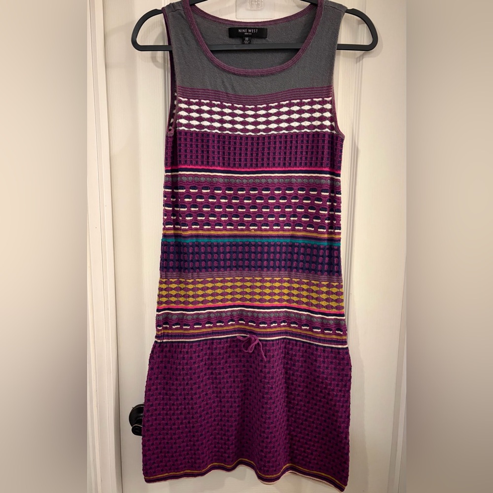 Nine West Multicolor Knit Dress